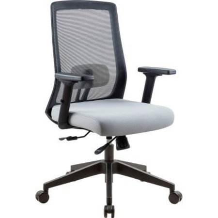 GEC Interion Mesh Task Chair with Seat Slider, Fabric, Gray HX-5019-7 (TV011)